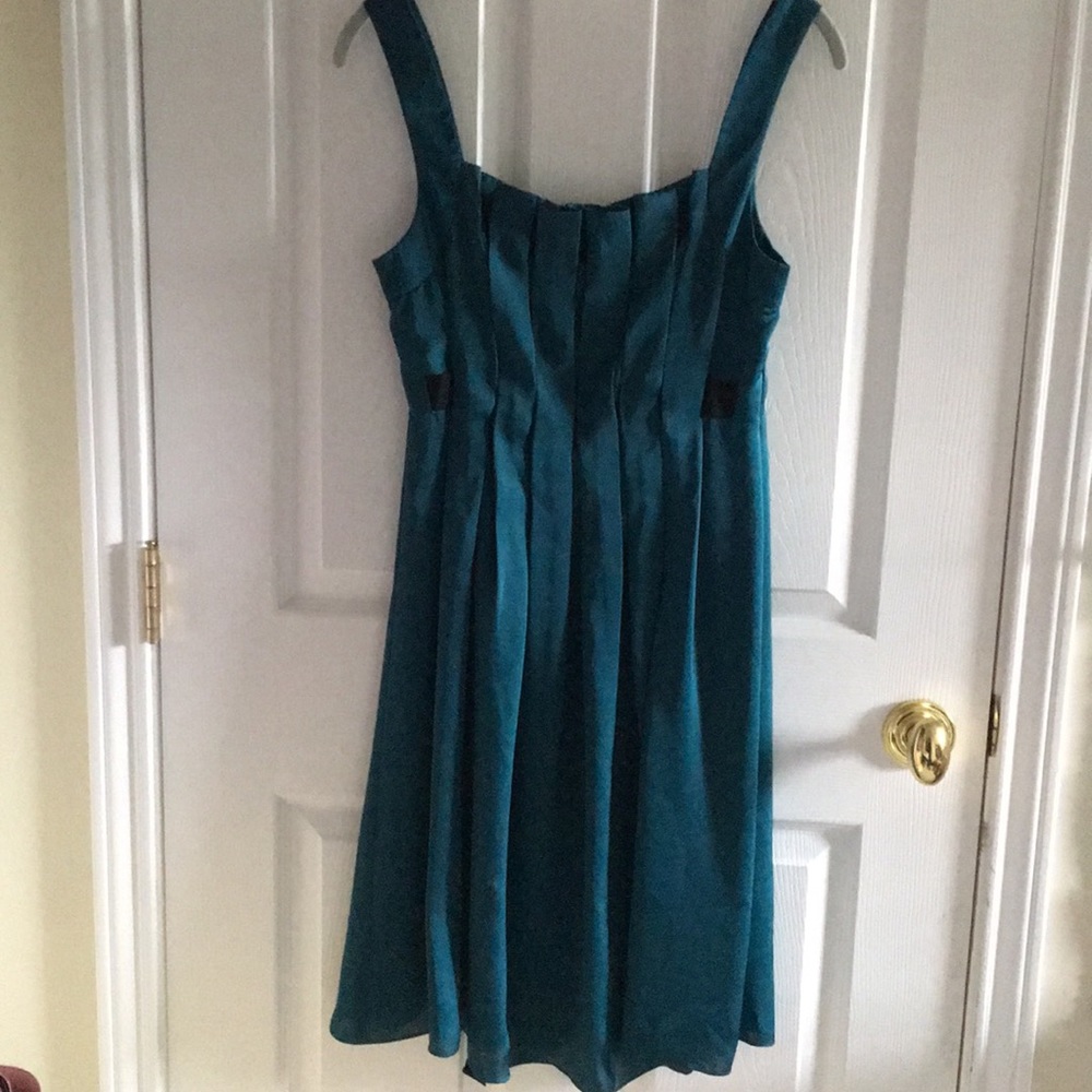 Beautiful Turquoise Pleated Dress - The Limited